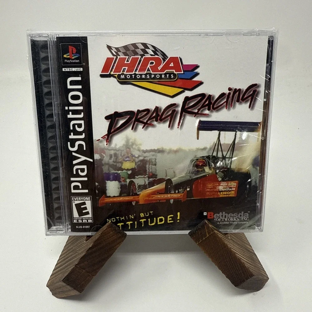 IHRA Motorsports Drag Racing Sony PlayStation 2001 CIB Complete SEALED PS1